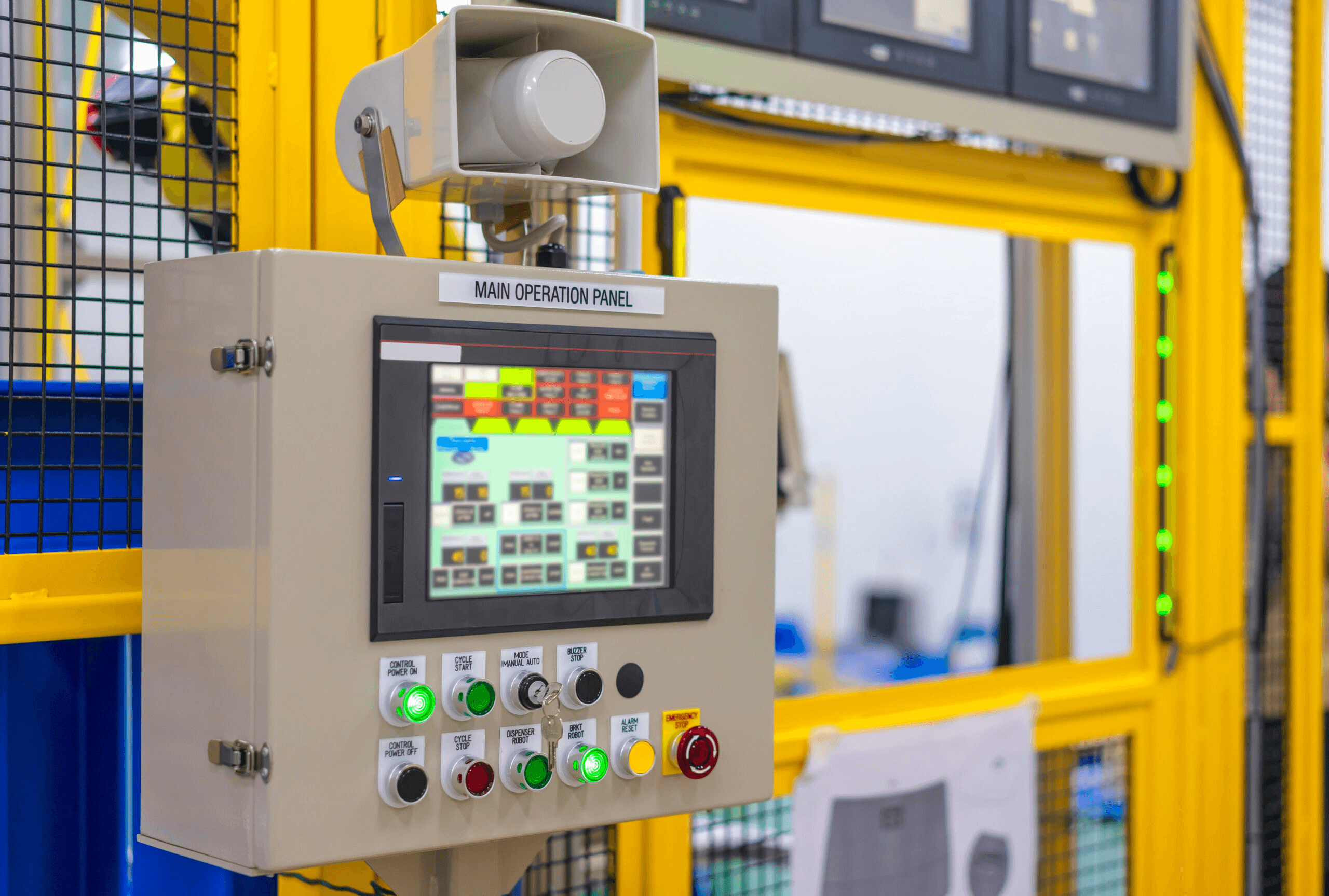 Material Handling HMI Control Panels