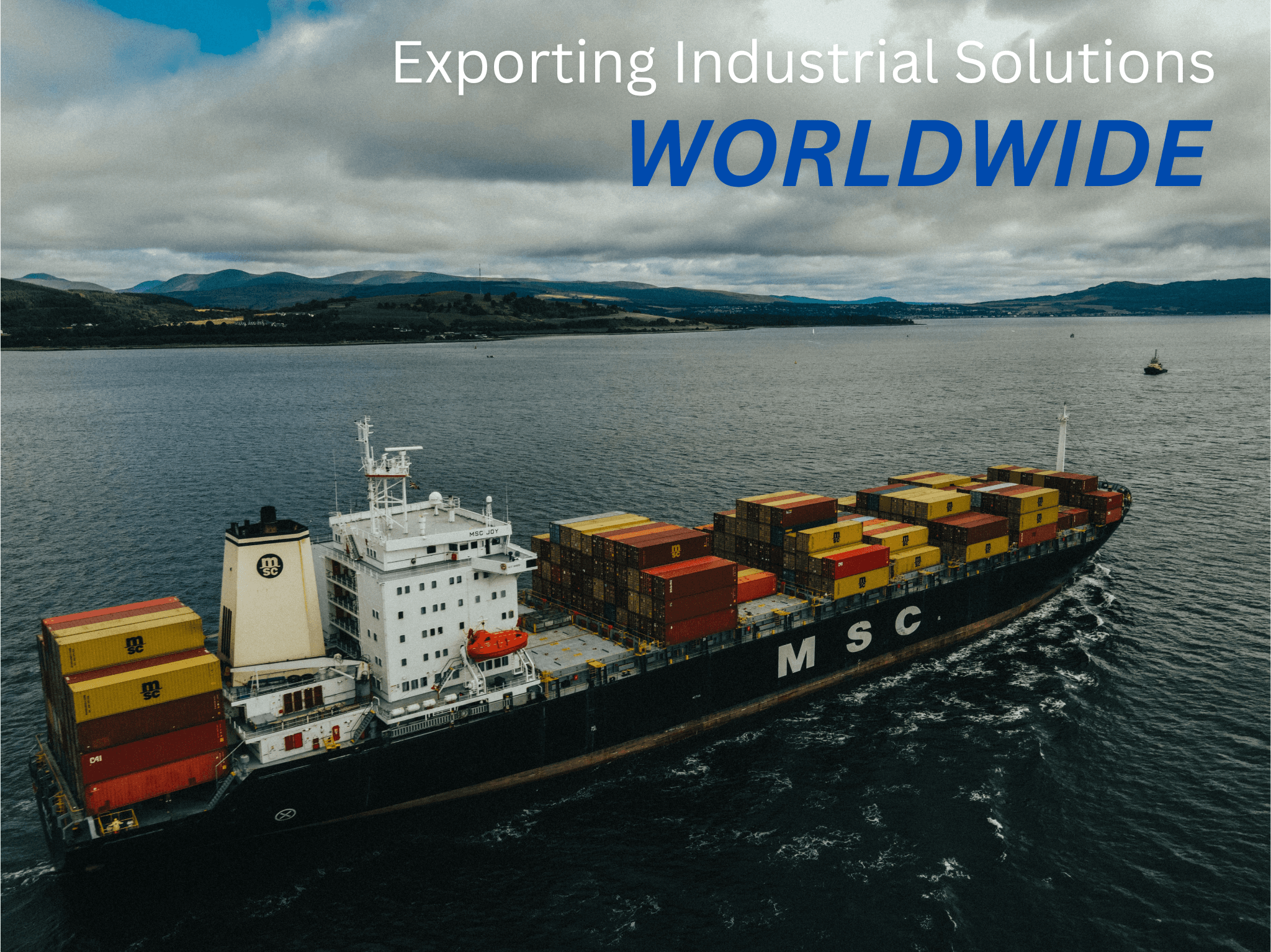 Exporting Industrial Solutions Worldwide โ container ship